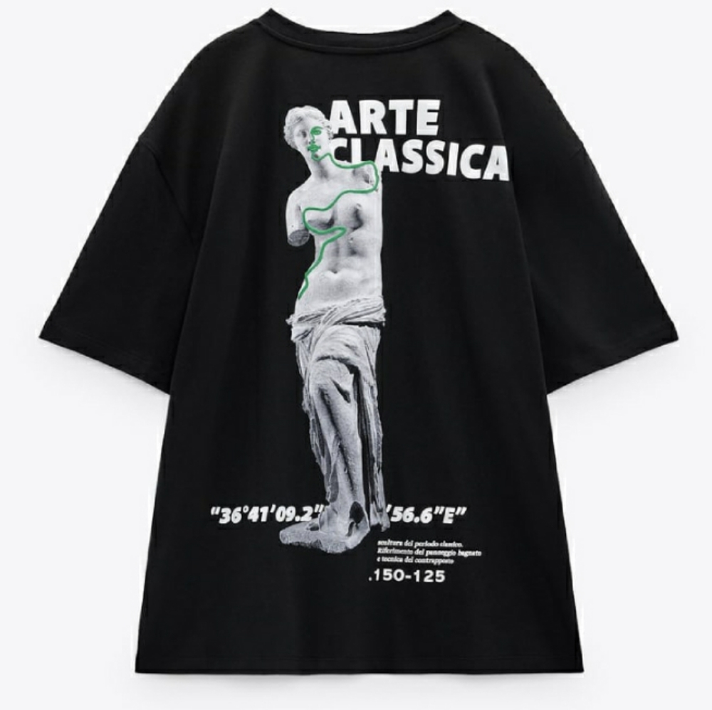 ZARA VENUS DE MILO T SHIRT